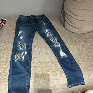 Judy Blue Women's Skinny Jeans - Dark Blue